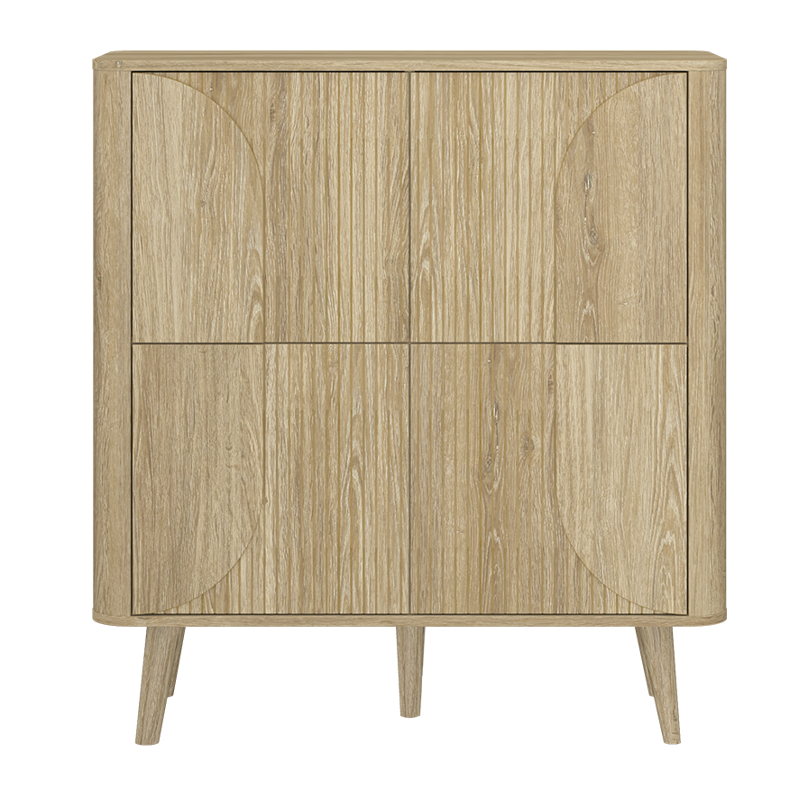 Lunara 4-Door Cabinet
